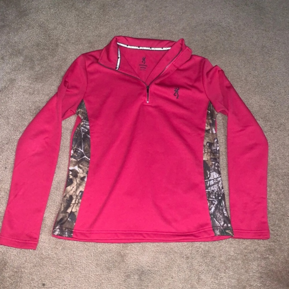 browning 1/4 zip pullover